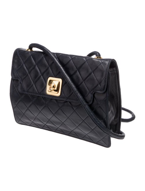 Chanel Quilted CC Square FLap Bag