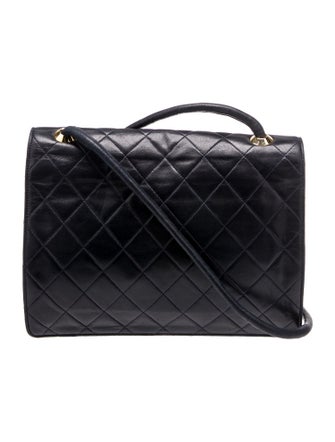 Chanel Quilted CC Square FLap Bag
