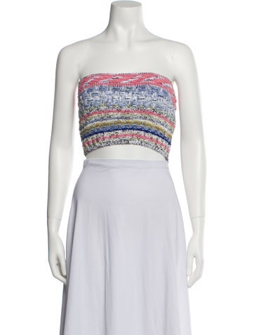 Chanel Tops 2021 Striped Crop Top Us4, Fr36 | S