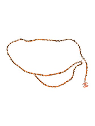 Chanel 2004 Interlocking CC Logo Chain-Link Belt