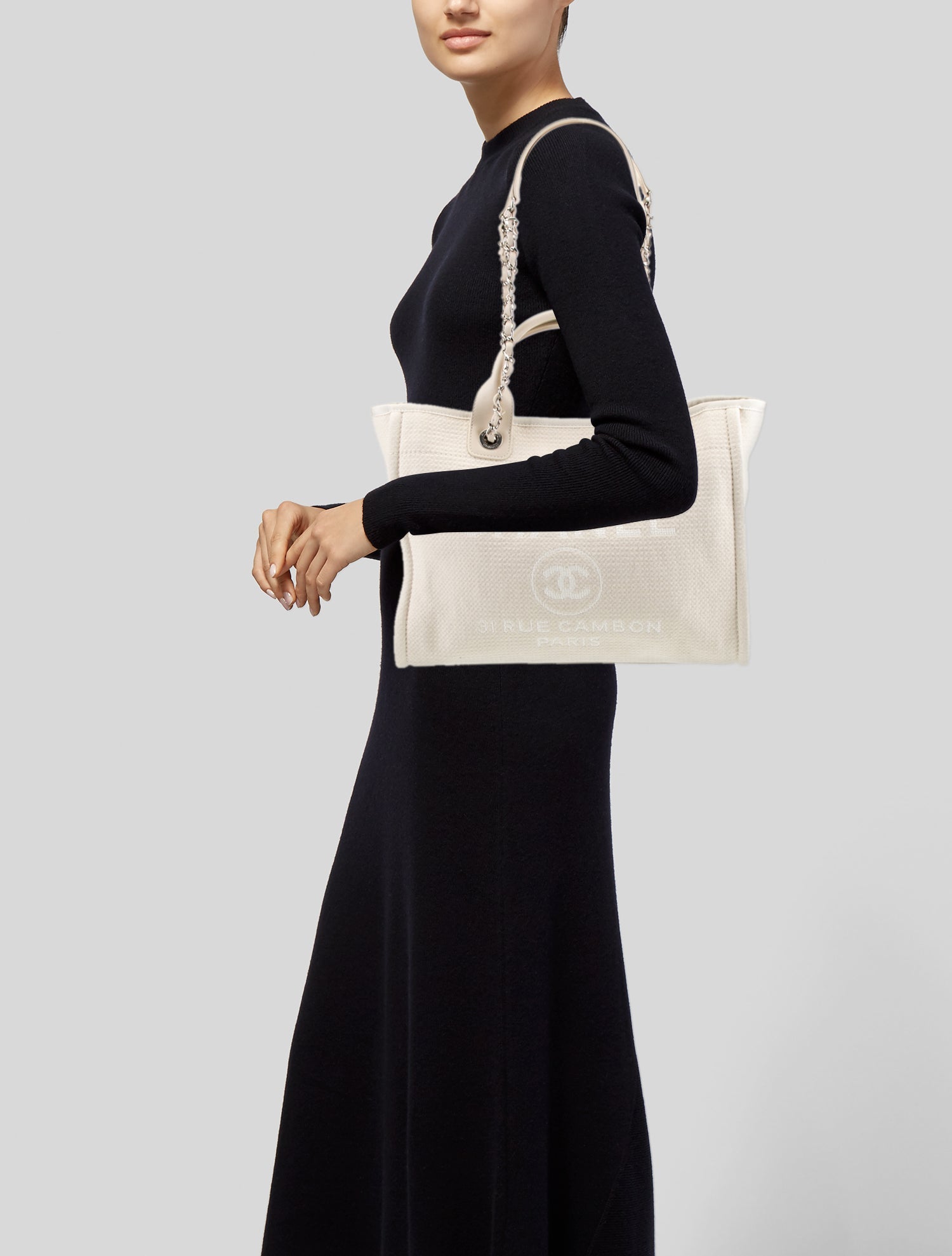 Chanel Small Deauville Tote w/ Tags