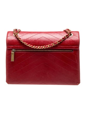 Chanel Coco Chevron Envelope Flap Bag