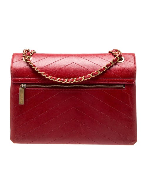 Chanel Coco Chevron Envelope Flap Bag