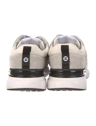 Chanel Interlocking CC Logo Suede Sneakers