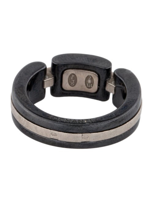 Chanel 18K Diamond & Ceramic Ultra Ring