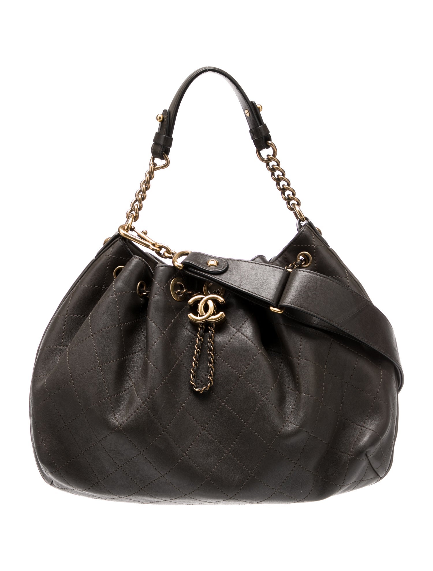 Chanel Paris-Rome Drawstring CC Bag