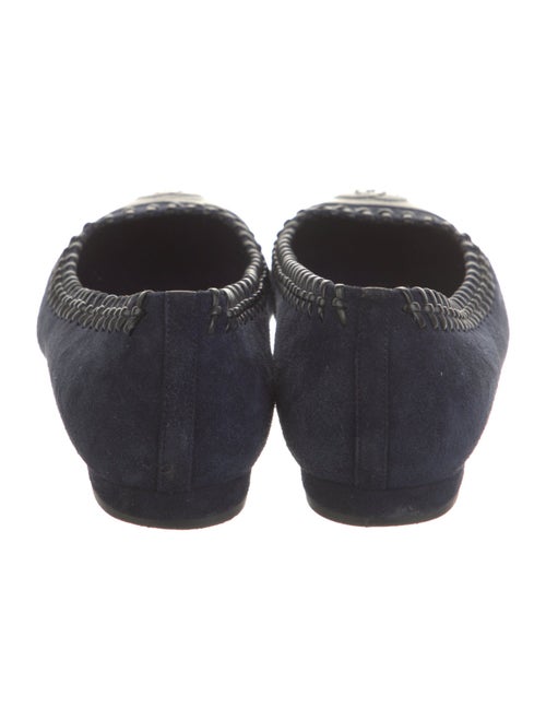 Chanel 2014 Interlocking CC Logo Ballet Flats