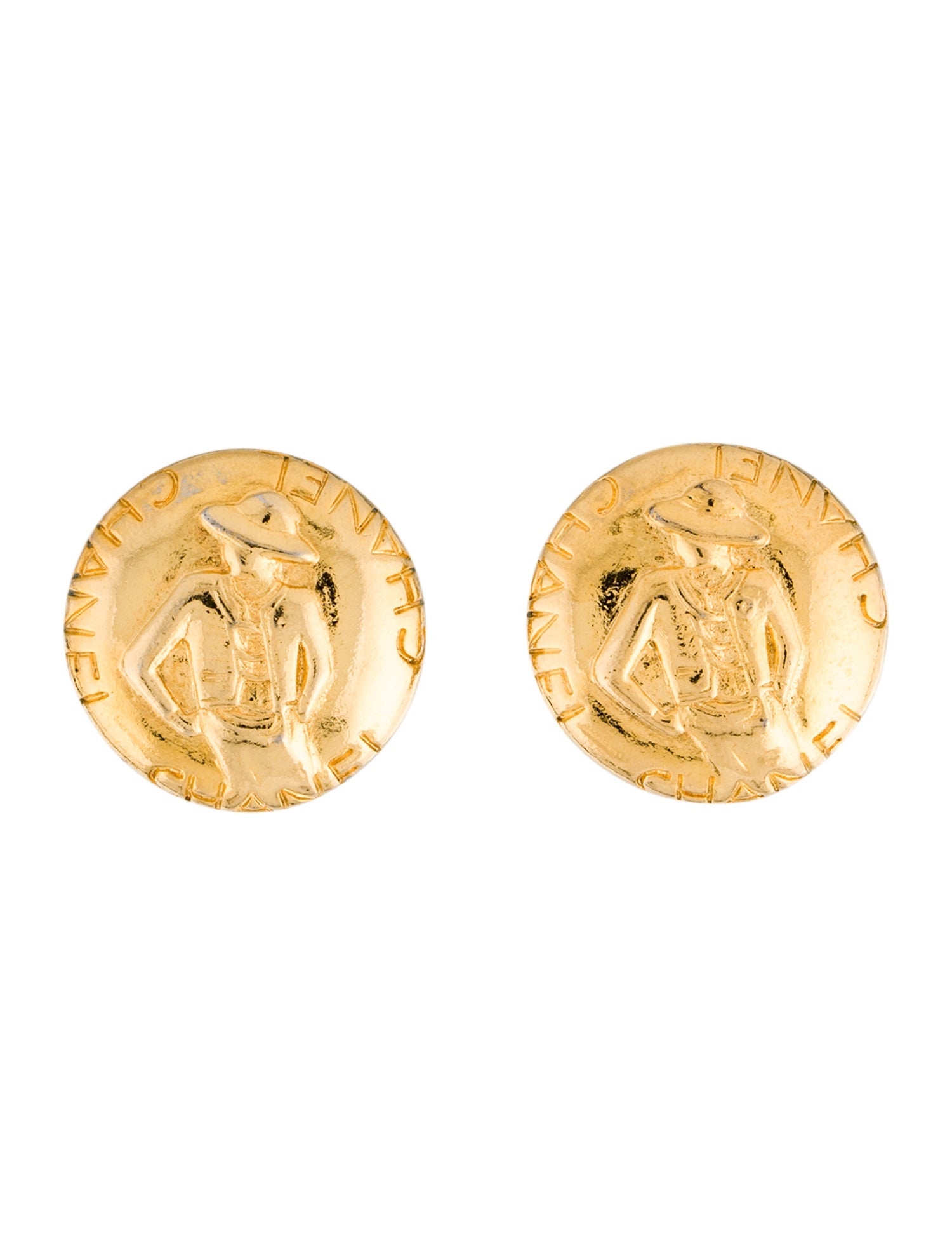 Chanel Vintage Mademoiselle Clip-On Earrings