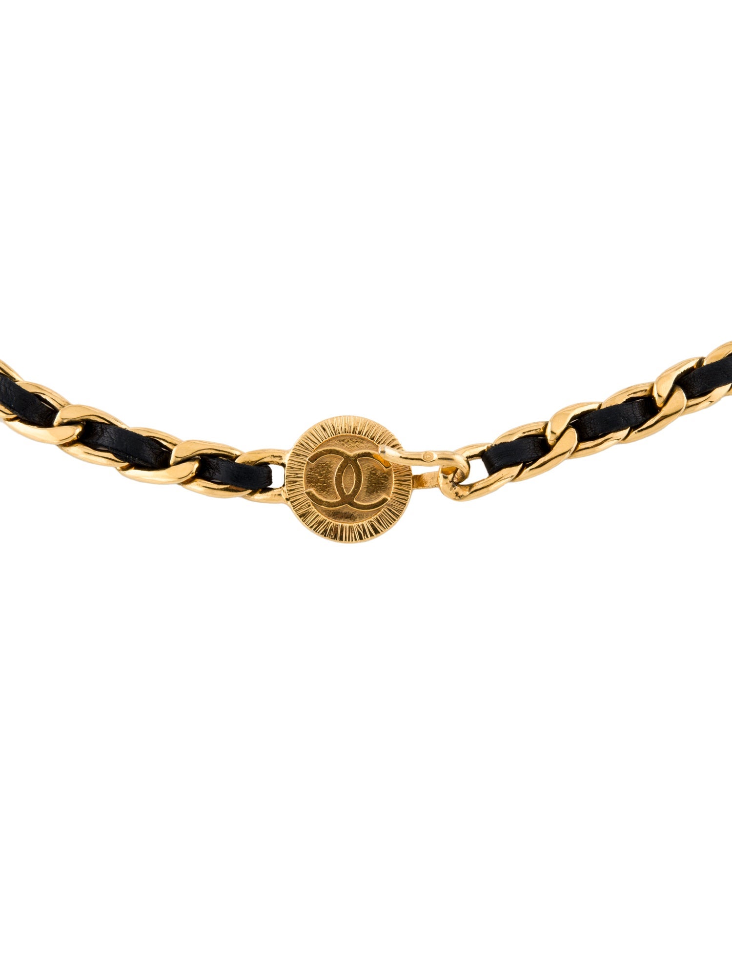 Chanel Vintage Interlocking CC Logo Waist Belt