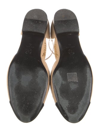 Chanel 2020 Interlocking CC Logo D'Orsay Flats