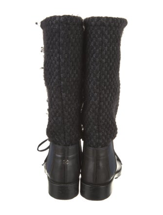 Chanel 2011 Interlocking CC Logo Boots