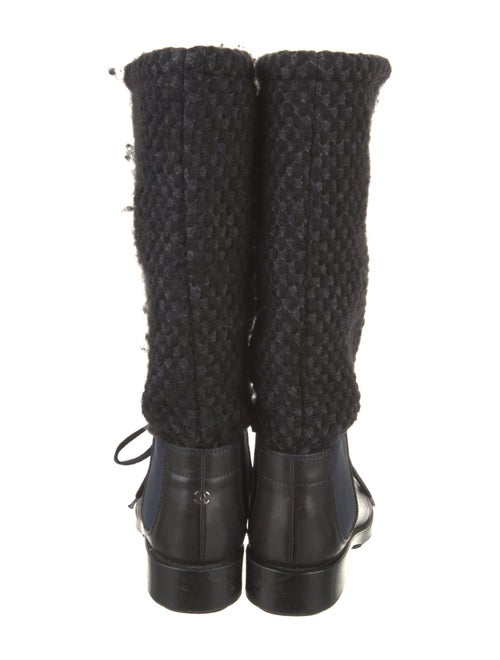 Chanel 2011 Interlocking CC Logo Boots