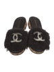 Chanel 2022 Interlocking CC Logo Slides