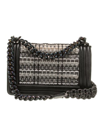 Chanel Small Woven PVC Boy Bag