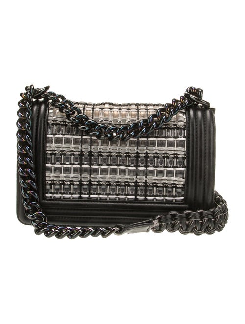 Chanel Small Woven PVC Boy Bag