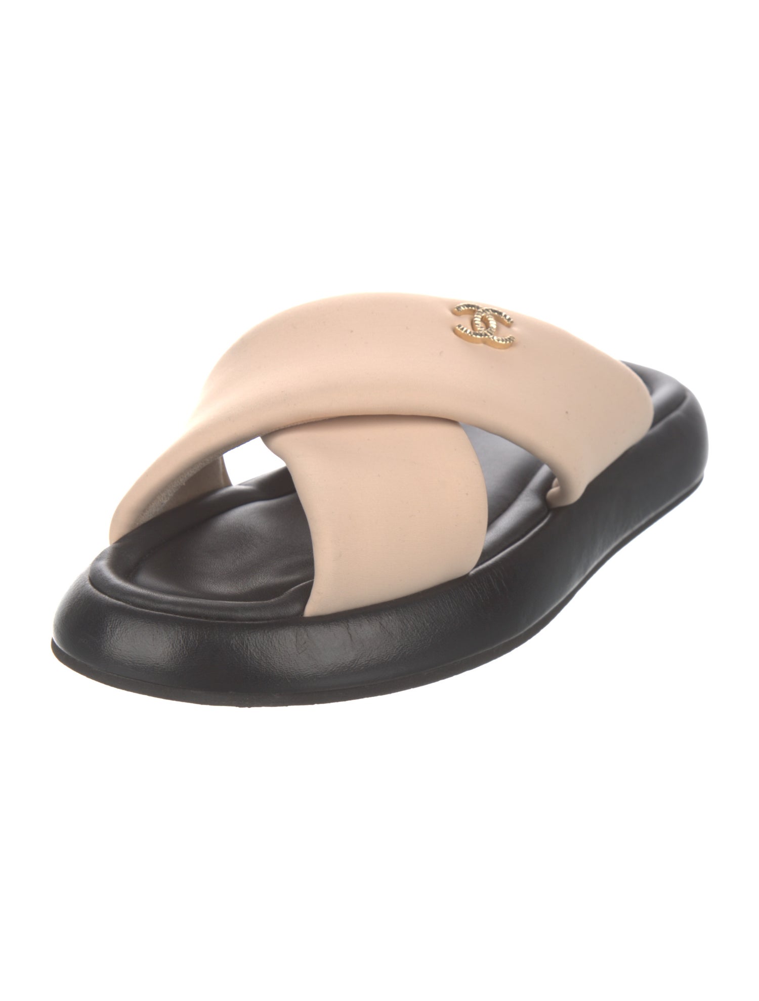 Chanel 2022 Interlocking CC Logo Slides