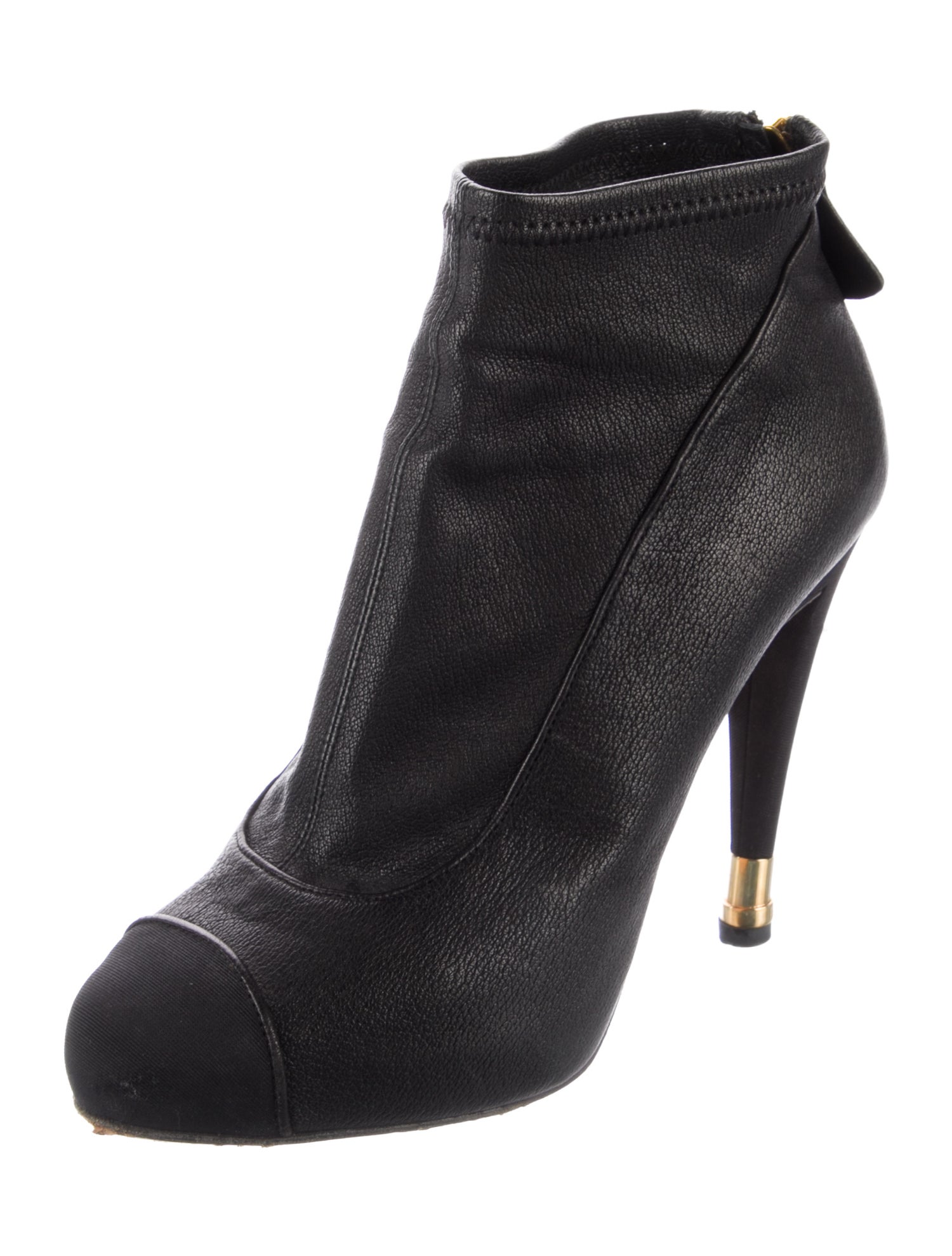 Chanel 2012 Interlocking CC Logo Boots