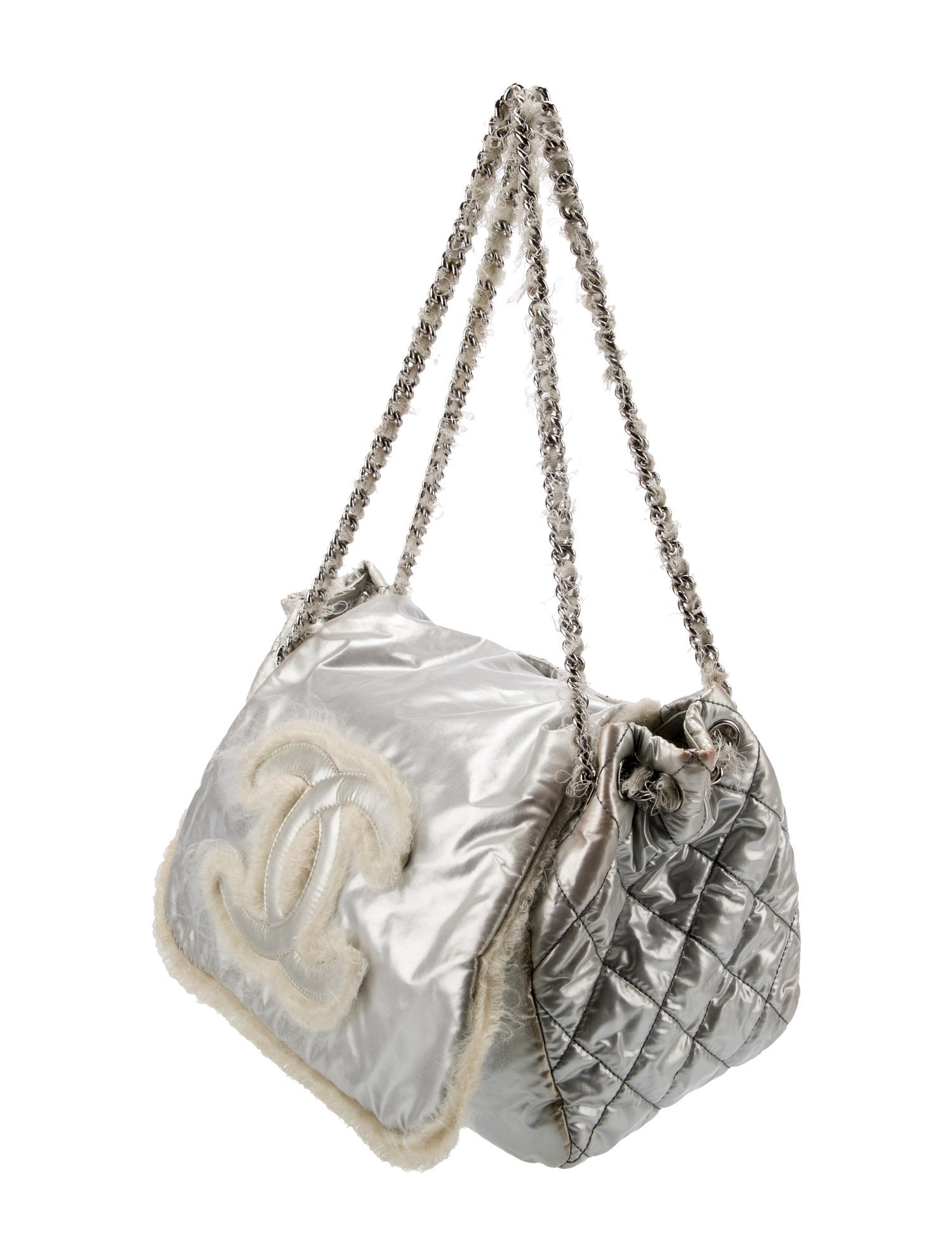 Chanel Polar Accordion Flap Bag - Metallic Shoulder Bags, Handbags