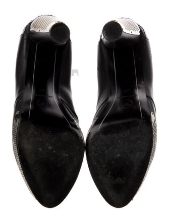 Chanel 2008 Interlocking CC Logo Boots