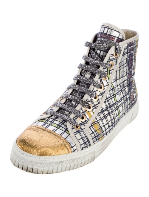 Chanel 2017 Interlocking CC Logo Sneakers