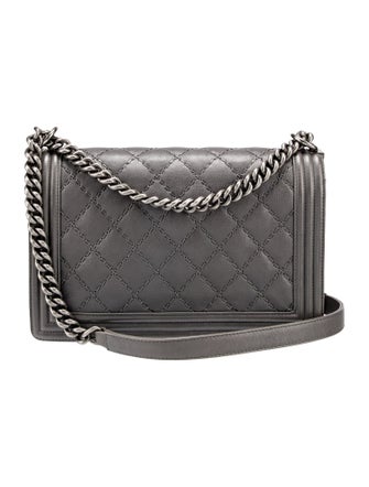 Chanel Medium Double Stitch Boy Bag