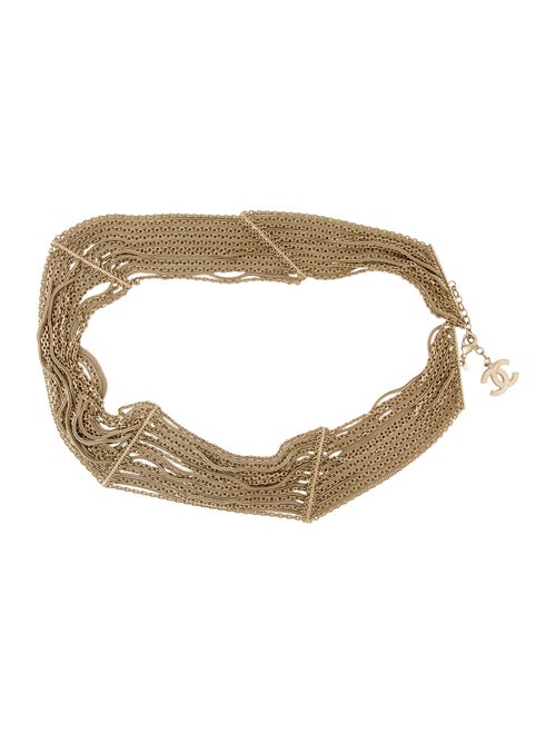 Chanel 2014 Interlocking CC Logo Chain-Link Belt