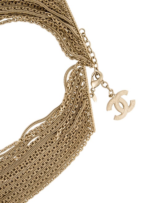 Chanel 2014 Interlocking CC Logo Chain-Link Belt