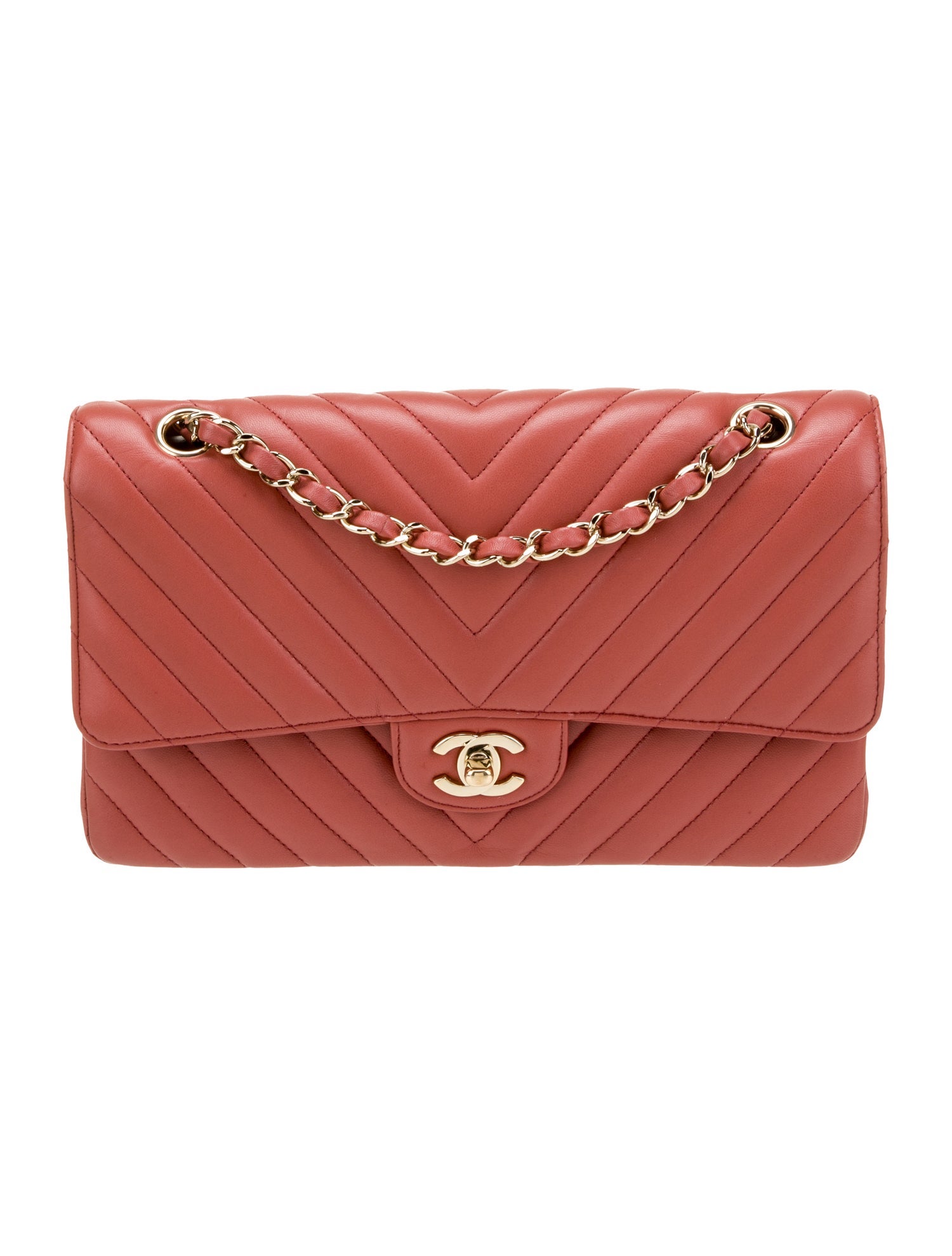 Chanel Classic Medium Chevron Double Flap Shoulder Bag