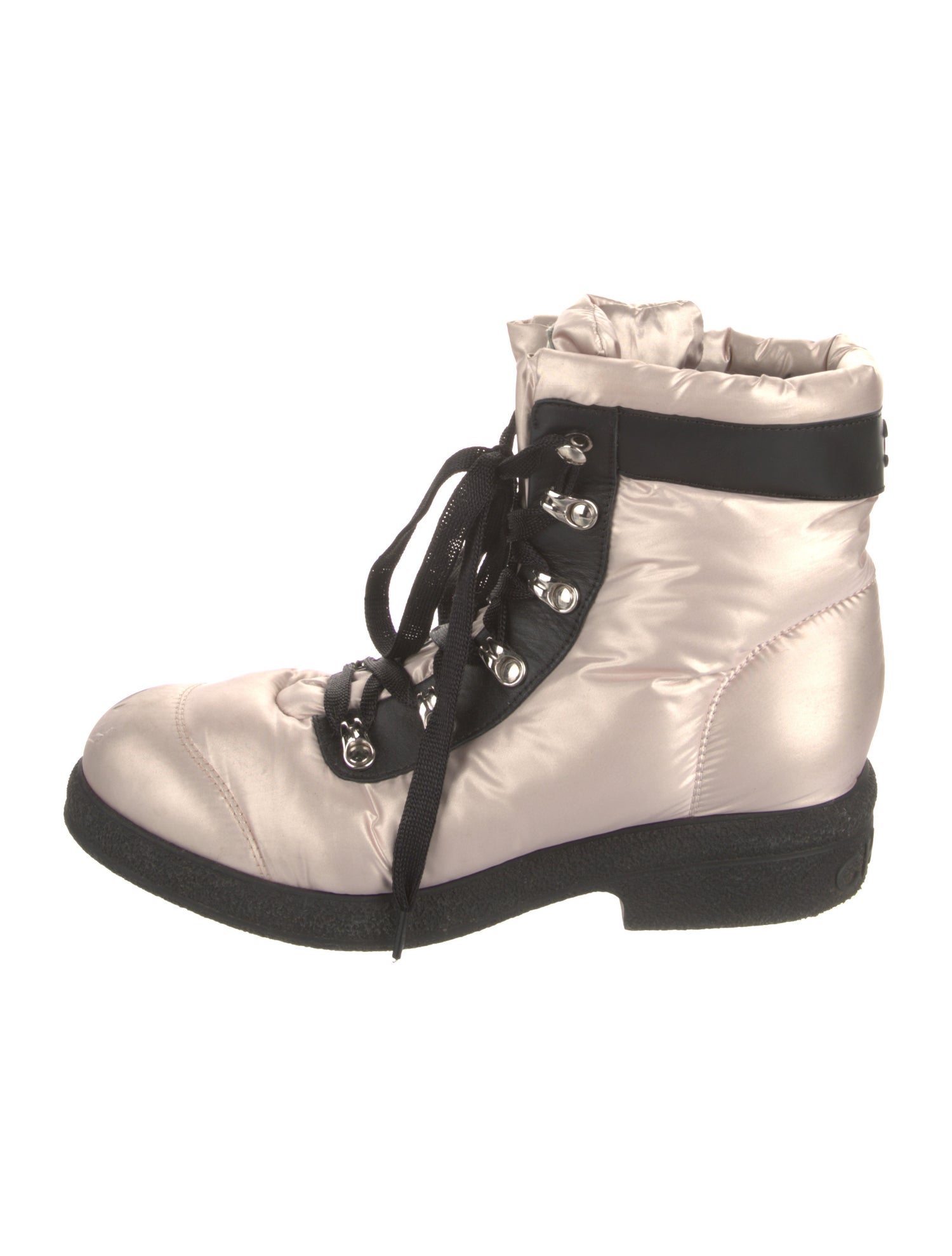 Chanel 2018 Coco Neige Combat Boots