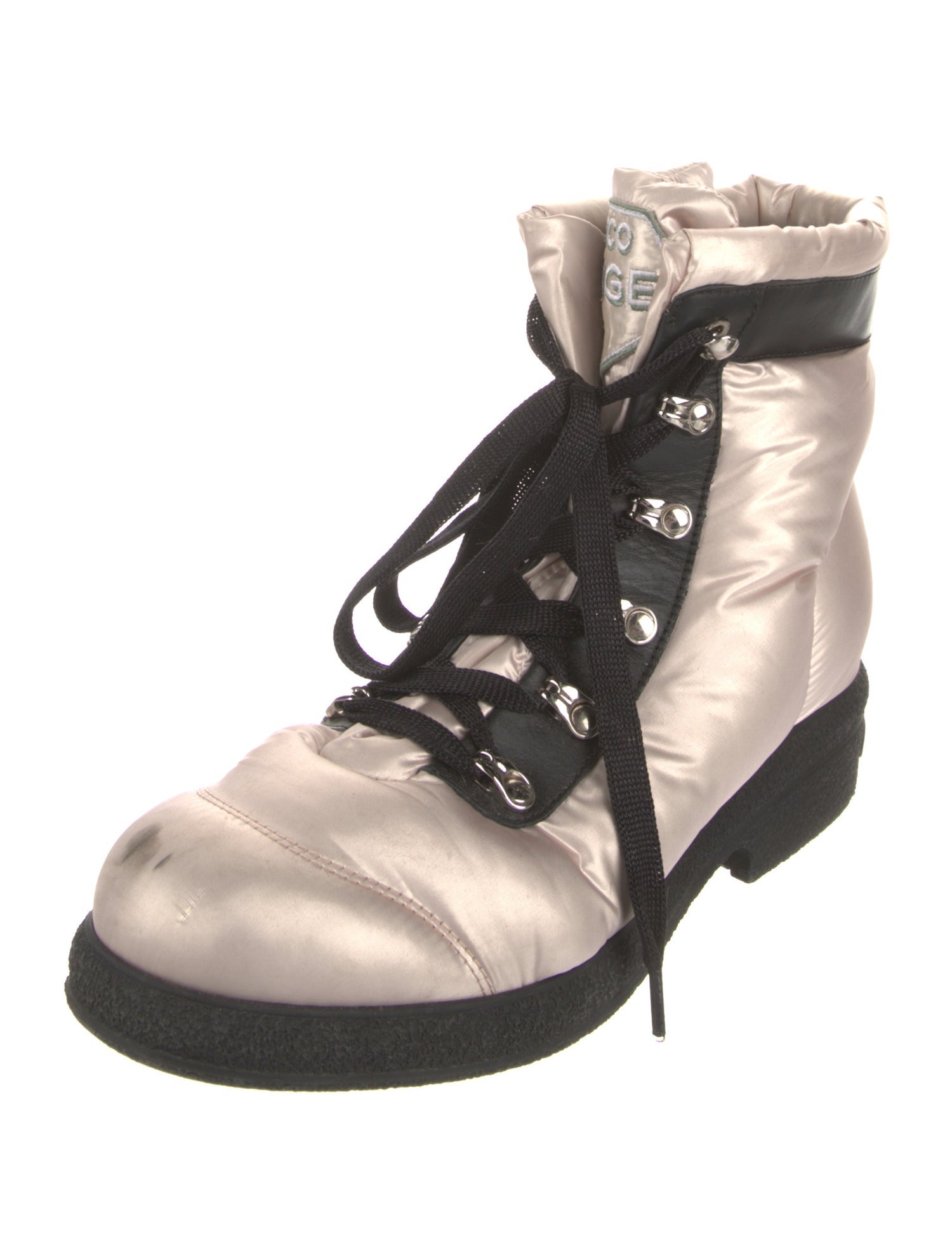 Chanel 2018 Coco Neige Combat Boots