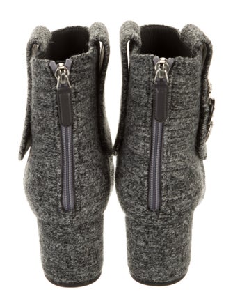 Chanel 2019 Interlocking CC Logo Boots