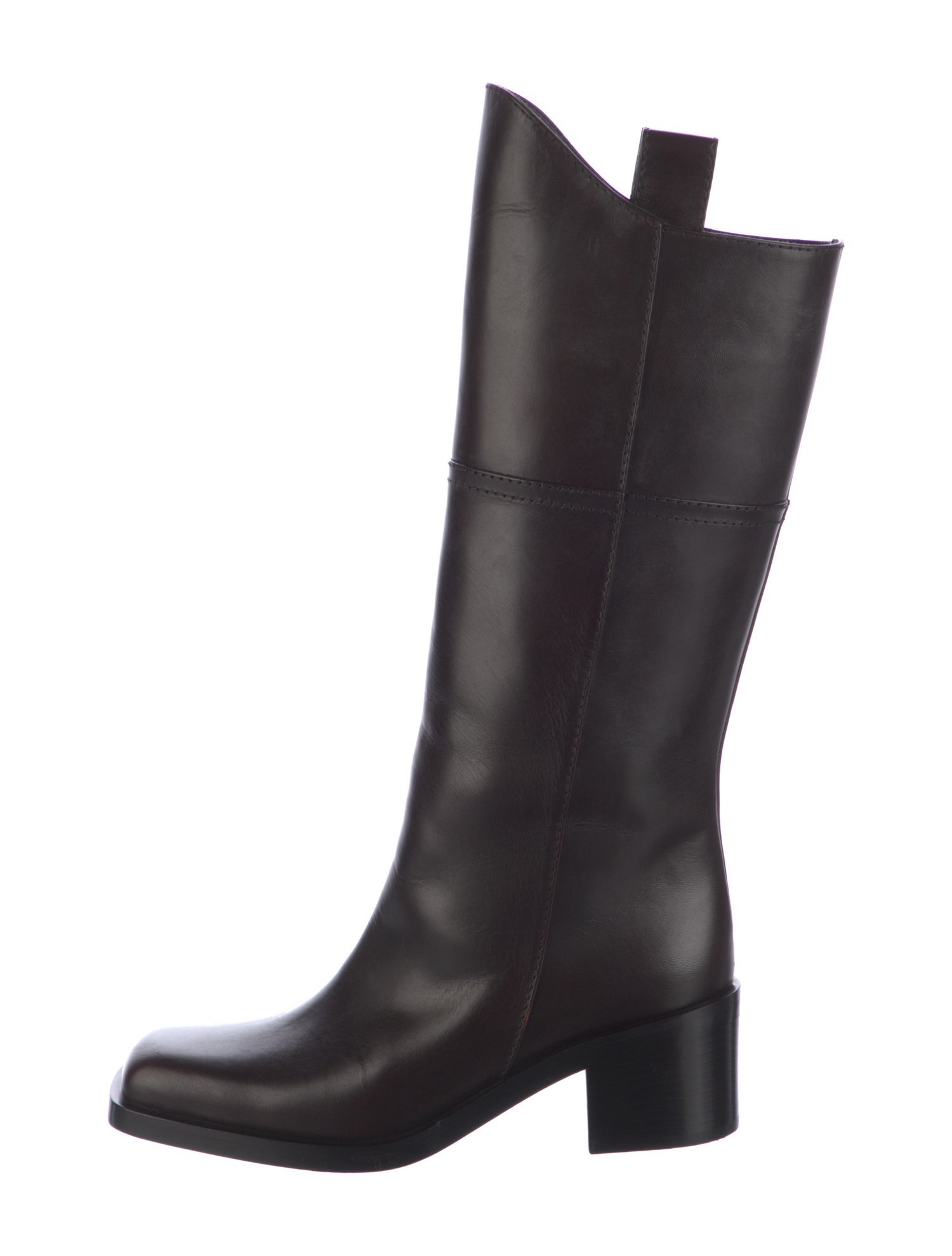 Chanel 2014 Interlocking CC Logo Riding Boots