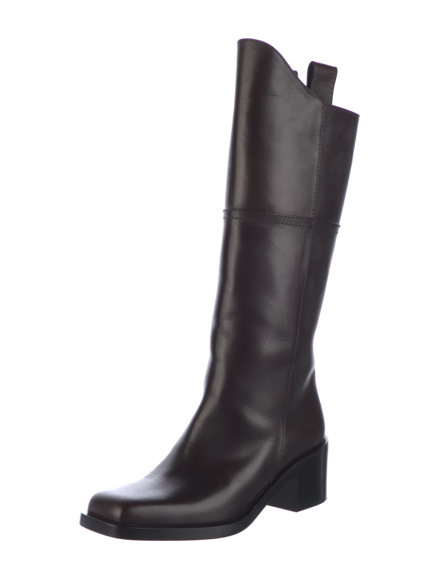 Chanel 2014 Interlocking CC Logo Riding Boots