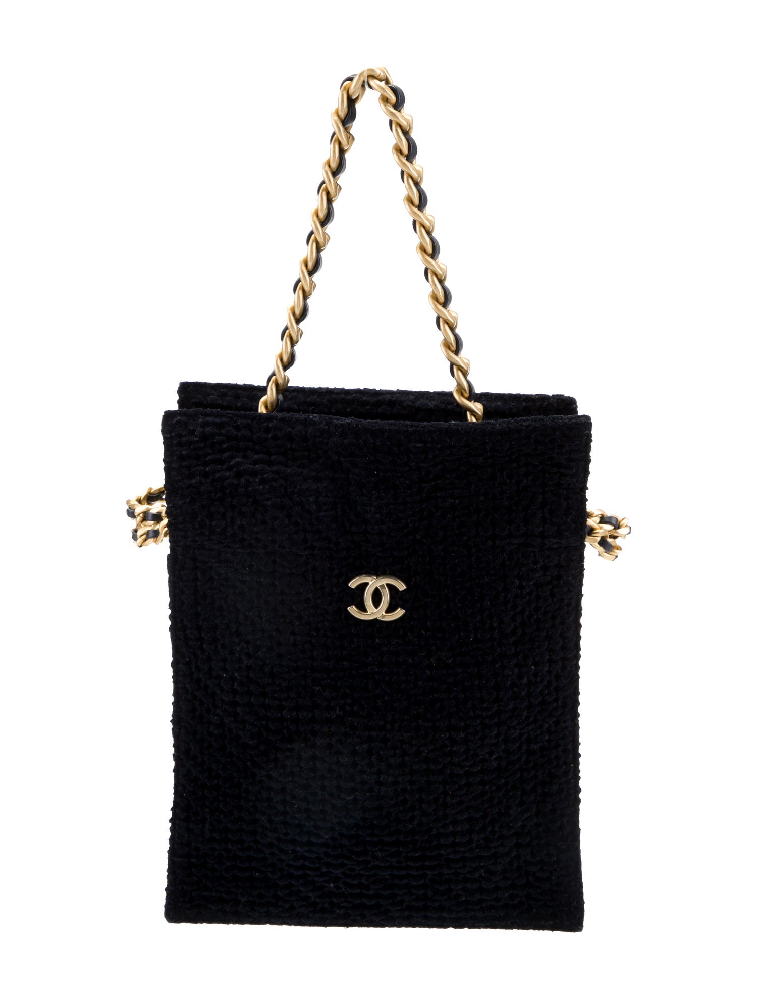 Chanel Velvet Shopping Tote