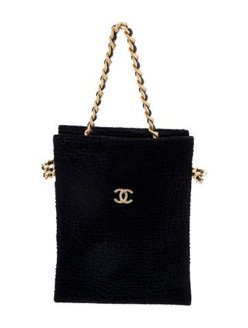 Chanel Totes Velvet Shopping Tote