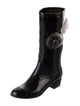 Chanel Interlocking CC Logo Rubber Rain Boots
