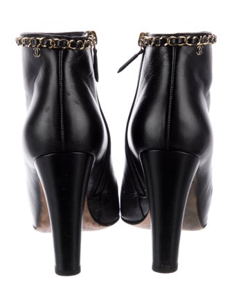 Chanel 2020 Interlocking CC Logo Boots