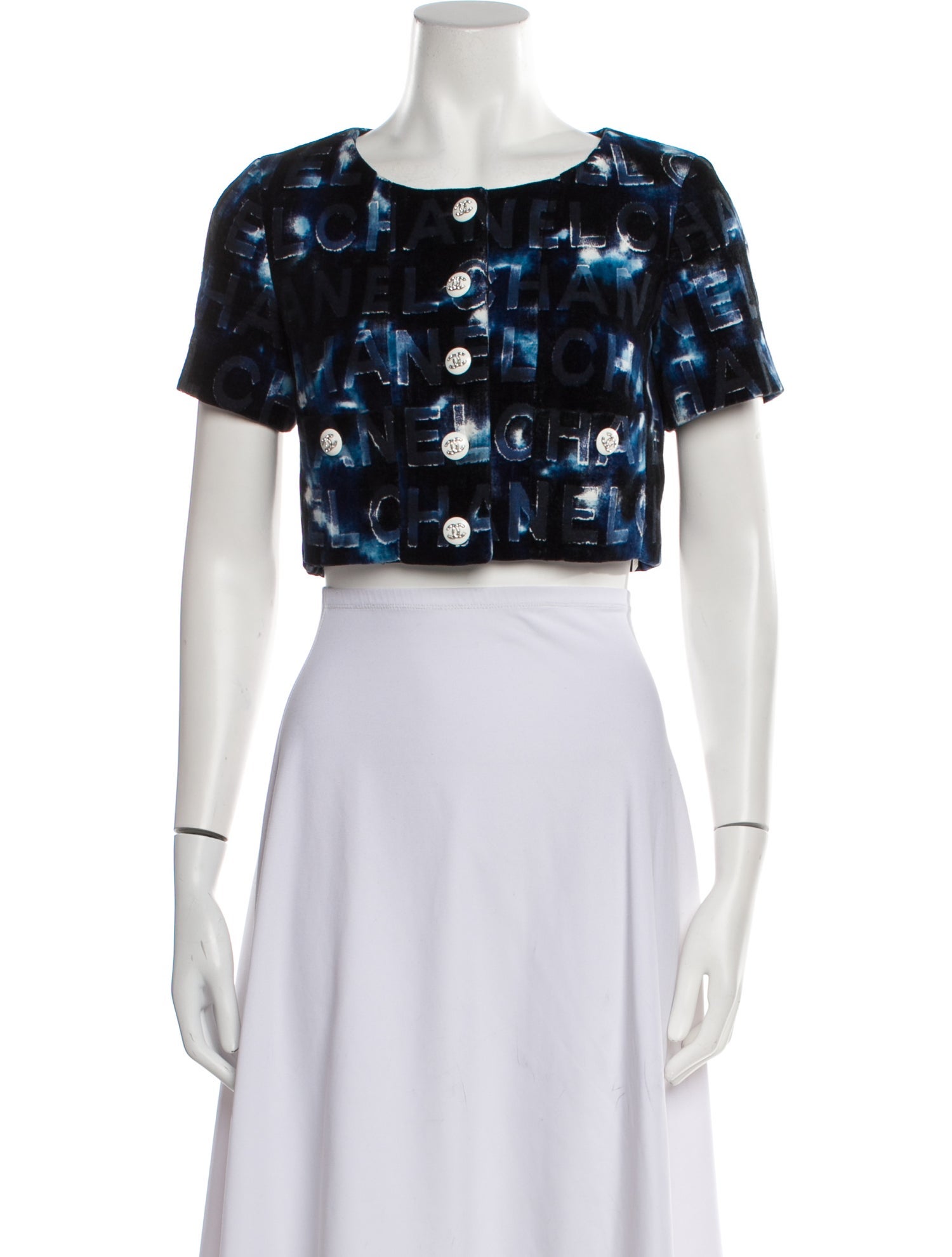 Chanel 2021 Floral Print Bolero