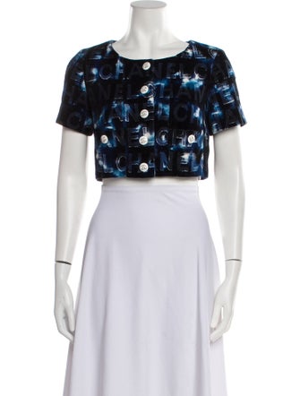 Chanel 2021 Floral Print Bolero