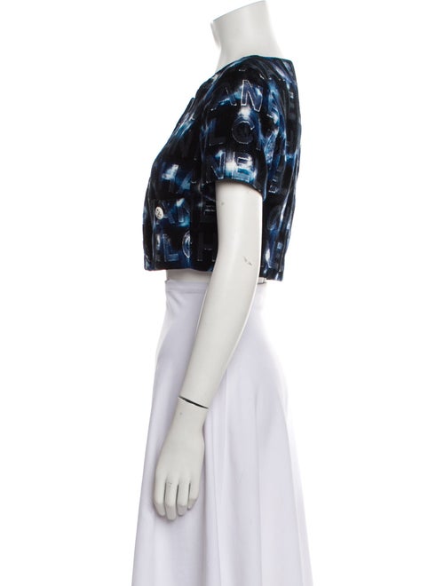 Chanel 2021 Floral Print Bolero