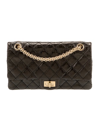 Chanel Aged Calfskin Reissue 225 Double Flap Shoulder Bag