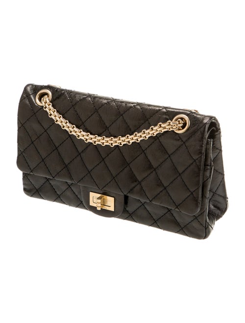 Chanel Aged Calfskin Reissue 225 Double Flap Shoulder Bag