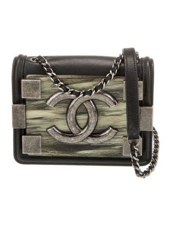 Chanel Mini Plexiglass Boy Brick Flap Bag
