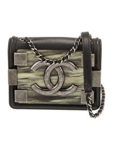 Chanel Clutches Mini Plexiglass Boy Brick Flap Bag