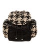 Chanel CC Tweed Quilted Backpack