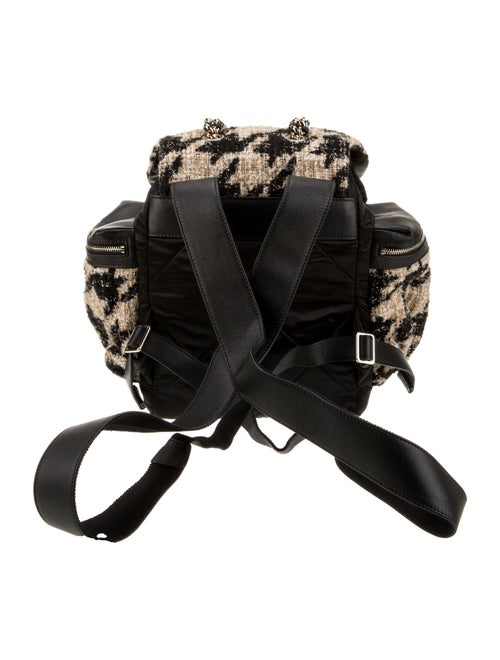 Chanel CC Tweed Quilted Backpack