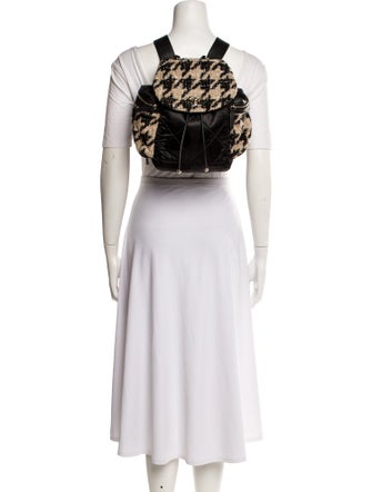 Chanel CC Tweed Quilted Backpack
