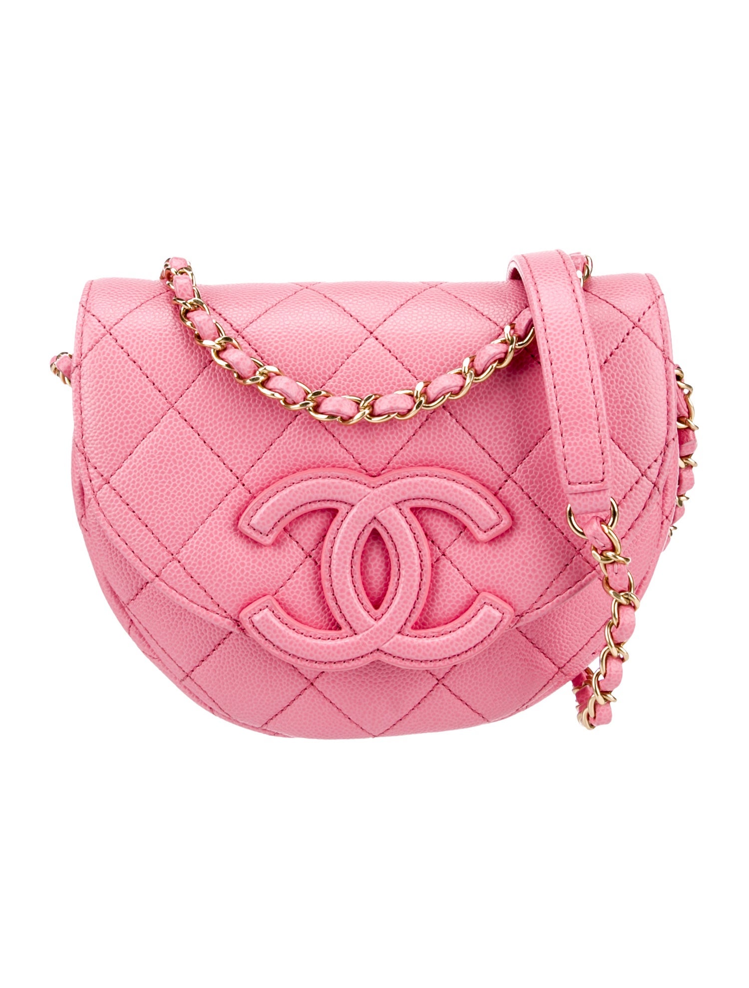 Chanel 2023 Tennis Racket and Mirror Crossbody Set - Pink