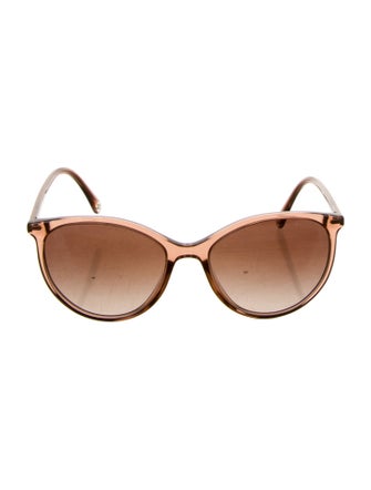 Chanel Interlocking CC Logo Round Sunglasses