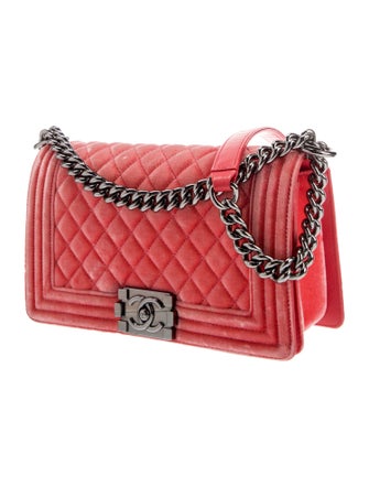 Chanel Medium Velvet Boy Bag